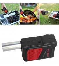 Portable Electric BBQ Fan Air Blower for Camping Picnic Barbecue Cooking Tool 